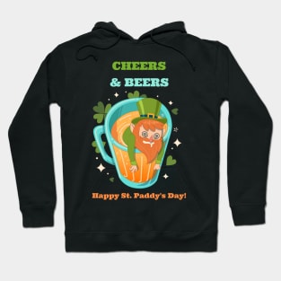 Cheers and Beers Happy St. Paddy's Day Hoodie